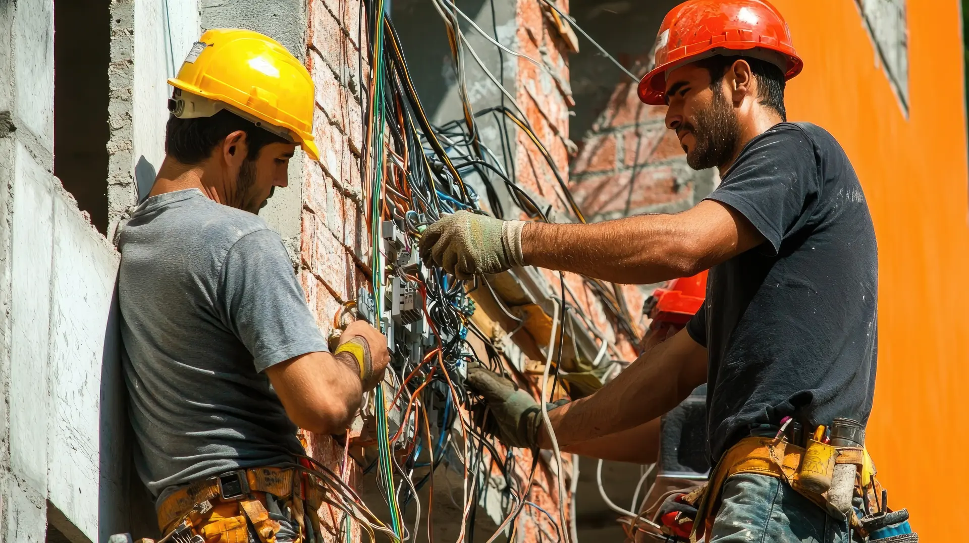 electricians on site - How Long Does A House Re Wire Take?
